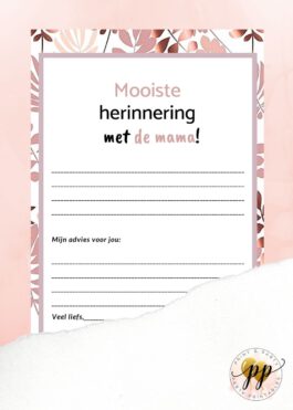 Baby – Mooiste herinnering met de mama – Rose Gold