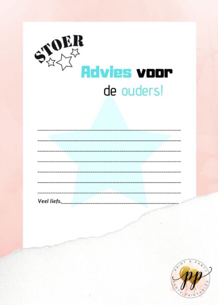 Baby - Advies voor de ouders - Stoer