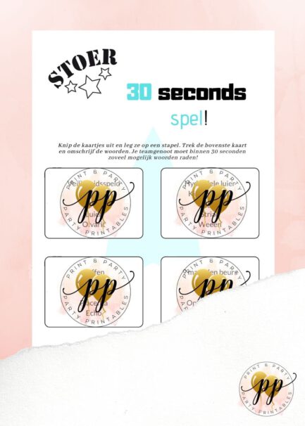 Baby - 30 seconds spel - Stoer