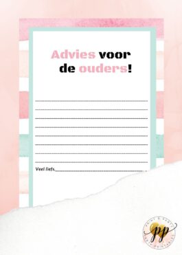 Baby – Advies voor de ouders – Stripes