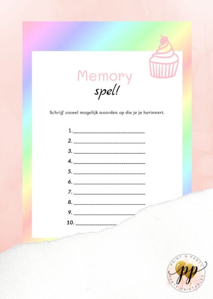 Baby - Memory spel - Sweet