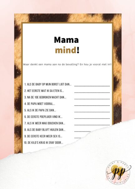 Baby - Mama mind - Tiger