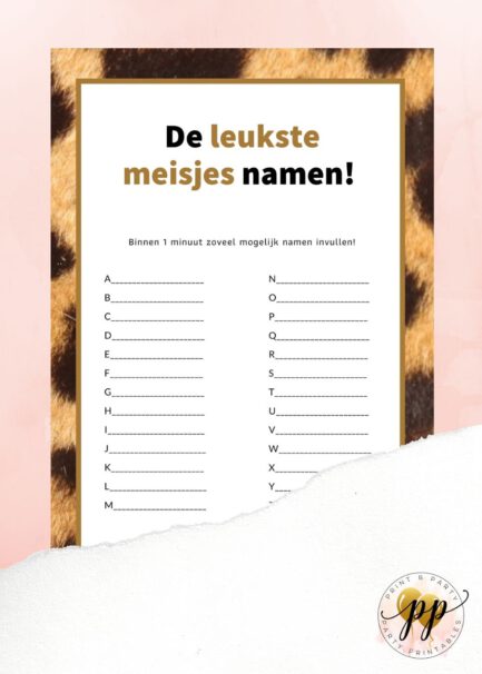 Baby - De leukste meisjesnamen - Tiger