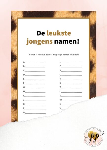 Baby - De leukste jongensnamen - Tiger