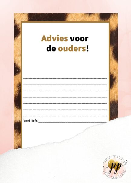 Baby - Advies voor de ouders - Tiger