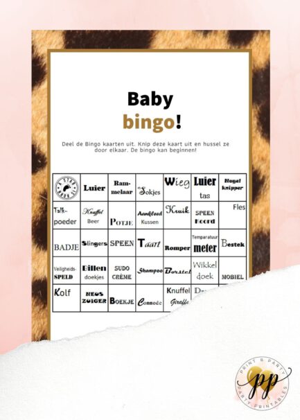 Baby - Bingo - Tiger