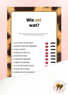 Baby – Wie zei wat? – Tiger