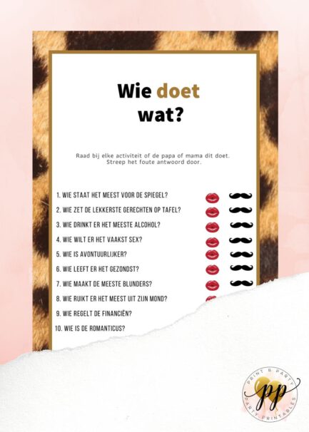 Baby - Wie doet wat? - Tiger