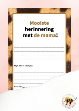 Baby – Mooiste herinnering met de mama – Tiger