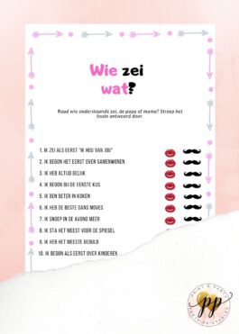 Baby – Wie zei wat? – Arrows