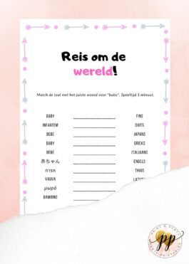 Baby – Reis om de wereld – Arrows