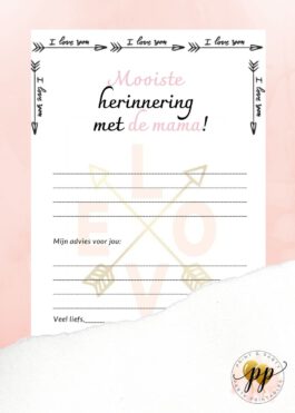 Baby – Mooiste herinnering met de mama – I love you