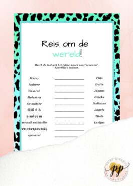 Vrijgezellen – Reis om de wereld – Leopard