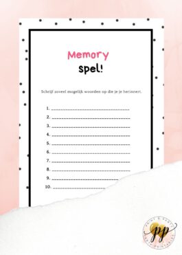 Baby – Memory spel – Baby Elements