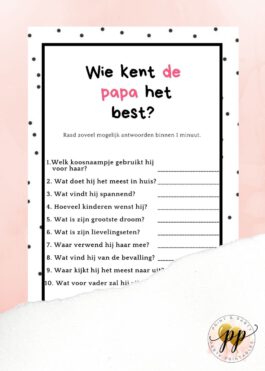 Baby – Wie kent de papa het best? – Baby Elements