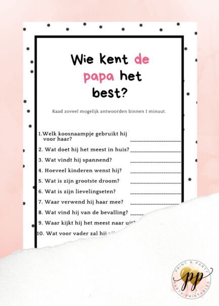 Baby - Wie kent de papa het best? - Baby Elements