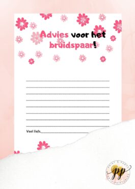 Vrijgezellen – Advies voor het bruidspaar – Flowers