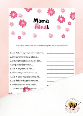 Baby – Mama mind – Flowers