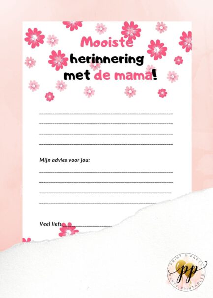 Baby - Mooiste herinnering met de mama - Flowers