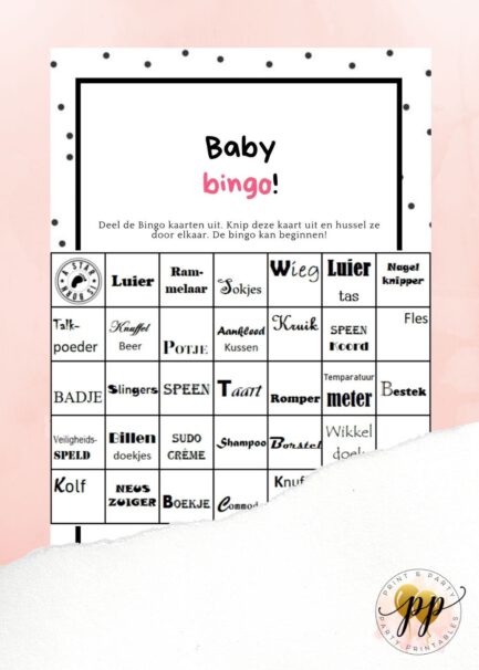 Baby - Bingo - Baby Elements