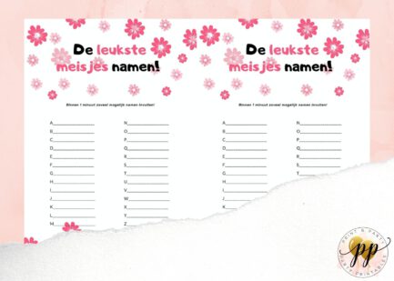 Baby - De leukste meisjesnamen - Flowers - Afbeelding 2