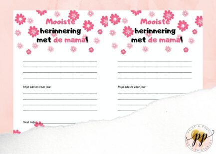 Baby - Mooiste herinnering met de mama - Flowers - Afbeelding 2