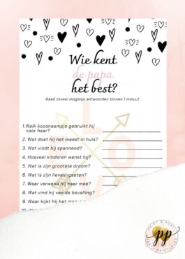 Baby – Wie kent de papa het best? – I love you