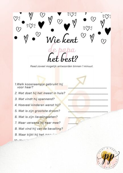 Baby - Wie kent de papa het best? - I love you