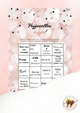 Vrijgezellen – Bingo – Party