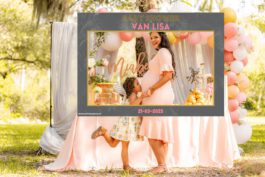 Baby – Photobooth Palm rose L
