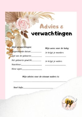 Baby – Advies en verwachtingen – Boho