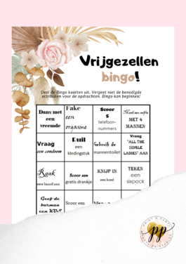 Vrijgezellen – Bingo – Boho