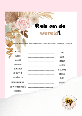 Vrijgezellen – Reis om de wereld – Boho