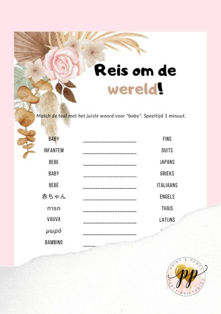 Baby - Reis om de wereld - Boho