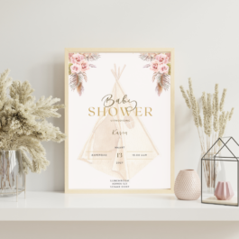 Baby – Uitnodiging – Wigwam