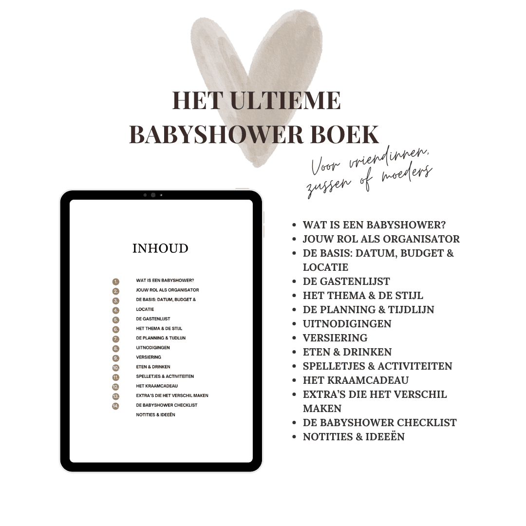 Het Ultieme Babyshower Boek - Zacht - Afbeelding 3