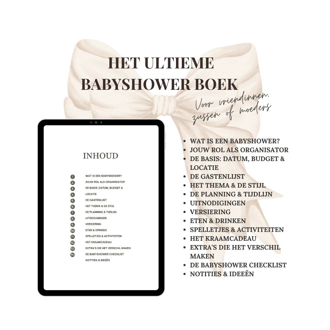 Het Ultieme Babyshower Boek - Strik - Afbeelding 3